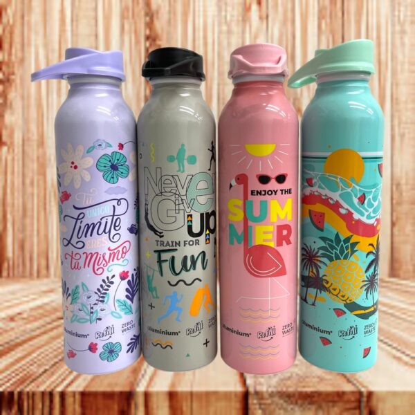 Botella de Aluminio estampada